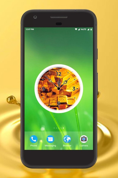 Gold Clock Live Wallpaper - Preview 3
