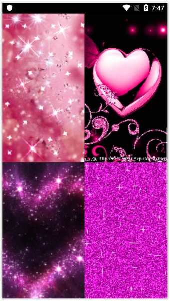 Pink Glitters Live Wallpapers - Preview 2