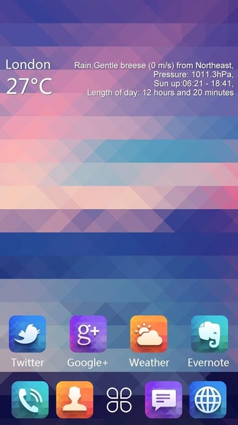 Masec GOLauncher EX Theme - Preview 2