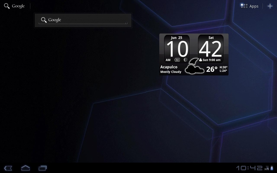 FlipClock BlackOut Widget - Preview 2