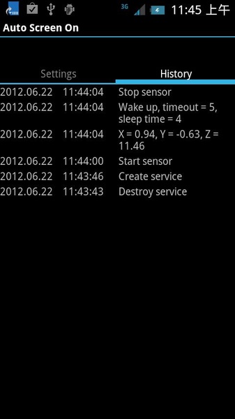 Auto Screen On - Preview 2