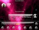 SMS Messages GlassNebula Theme screenshot 3