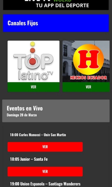 Live TV World - Preview 1