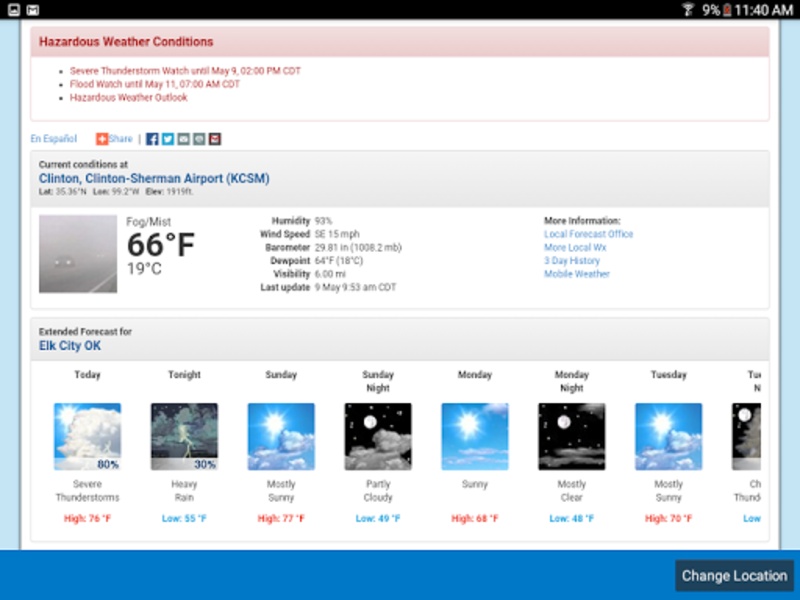 Weather Radar Widget - Preview 5