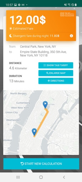 Taxi-Calculator - Preview 3