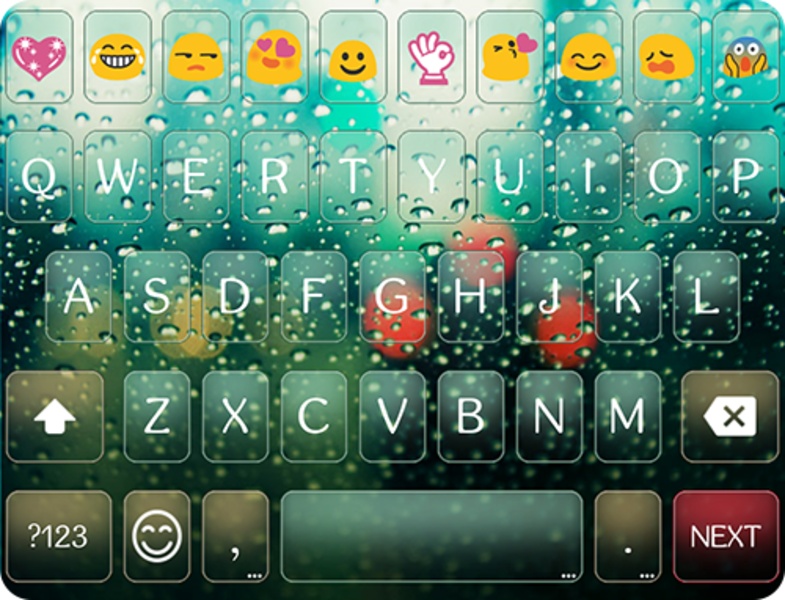 Rain Love Keyboard - Preview 3