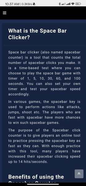 Space Bar Clicker - Preview 2