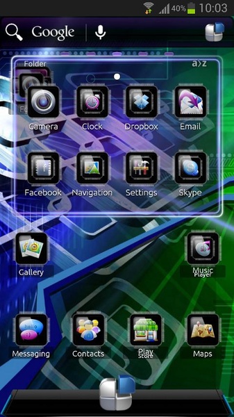 ADW Tech Theme - Preview 6
