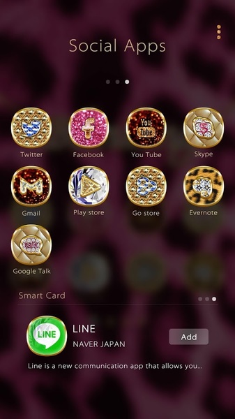 Blinking GOLauncher EX Theme - Preview 2