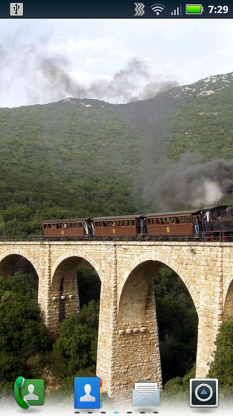 Trains on Bridges Live Wallpaper - Preview 2