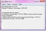 Abyss Web Server X1 screenshot 1