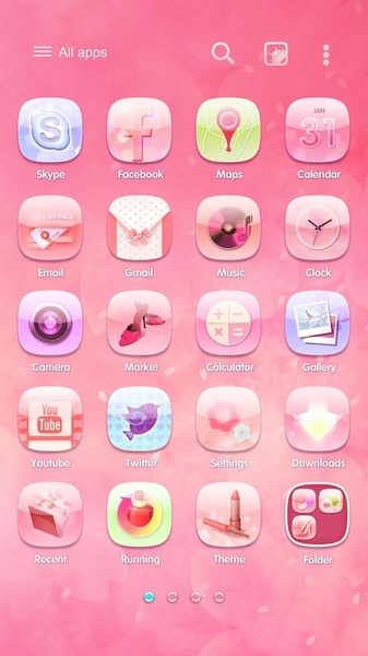 Shining GOLauncher EX Theme - Preview 3