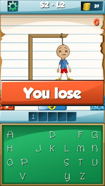 Hangman Word Guessing Game - Preview 2