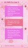 GO SMS Pink Flower Theme screenshot 4