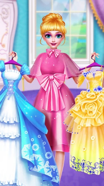 green emerald velvet dress Wedding Princess Salon Dress Up Game For Kids