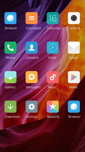 Theme for Mi 5 HD Abstract Colorful Mountain - Preview 2