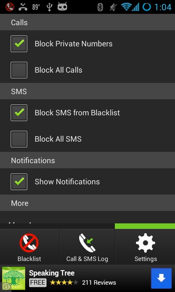 Call & SMS Blocker Plus - Preview 1