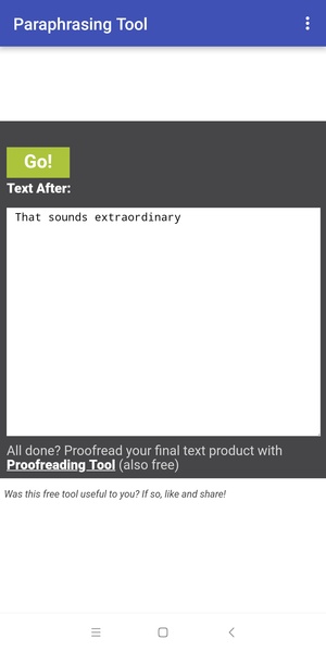 Paraphrasing Tool - Preview 4