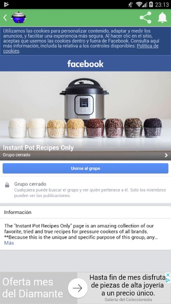 Facebook Groups Instant Cooking - Preview 2