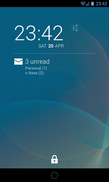 K-9 Mail DashClock Extension - Preview 2