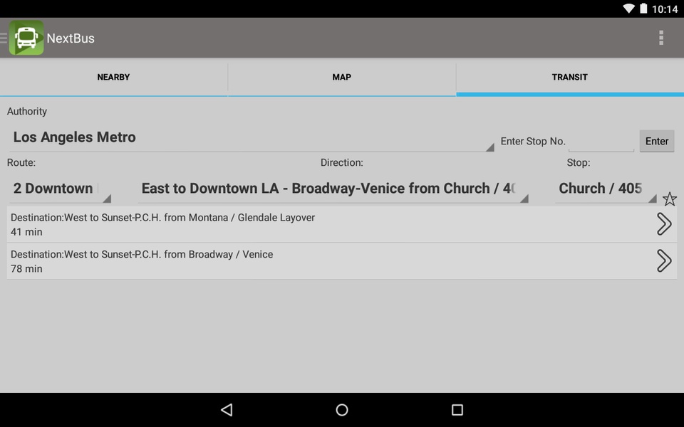 NextBus - Preview 3