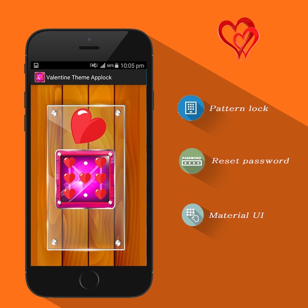 Valentine Theme Applock - Preview 2