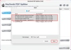 MacSonik PDF Splitter Tool screenshot 3