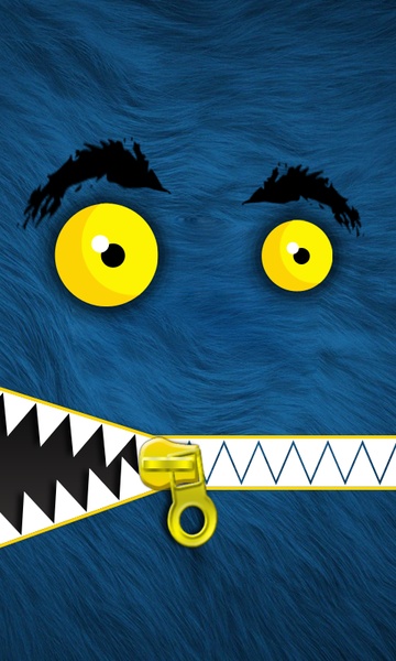 Monster Zipper Lock Screen - Preview 4