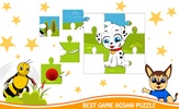Puppy Jigsaw Puzzle Paw Bee screenshot 3