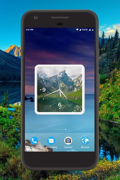 Lake Clock Live Wallpaper - Preview 1