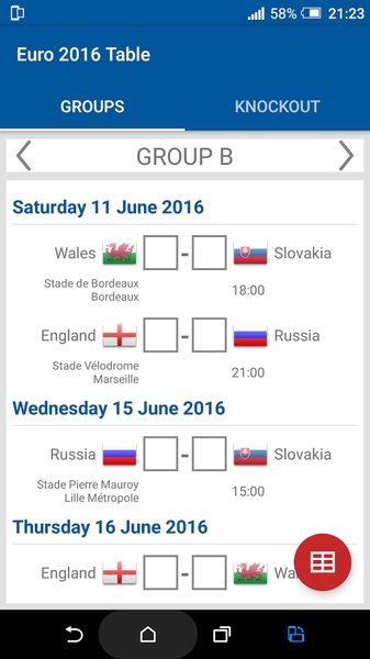 Euro 2016 Table - Preview 9
