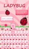 Cute Ladybug GO Keyboard Theme screenshot 3
