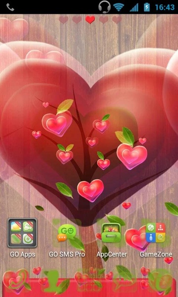 Fabulous Hearts Launcher Theme - Preview 3