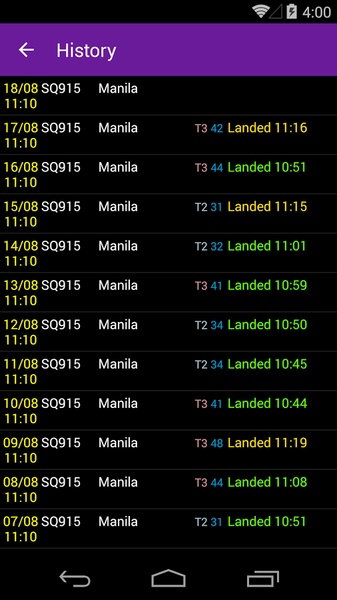 SG Flight Info - Preview 2