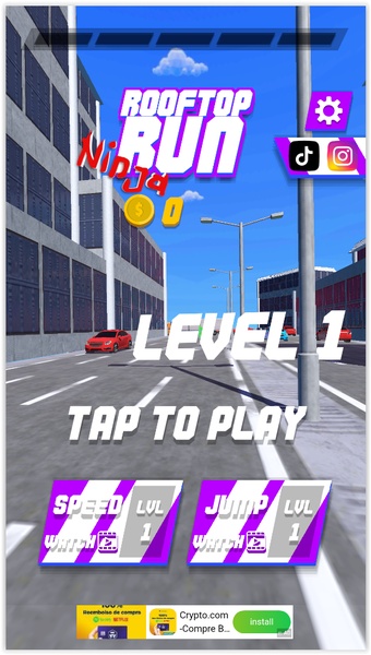 Rooftop Ninja Run - Preview 1