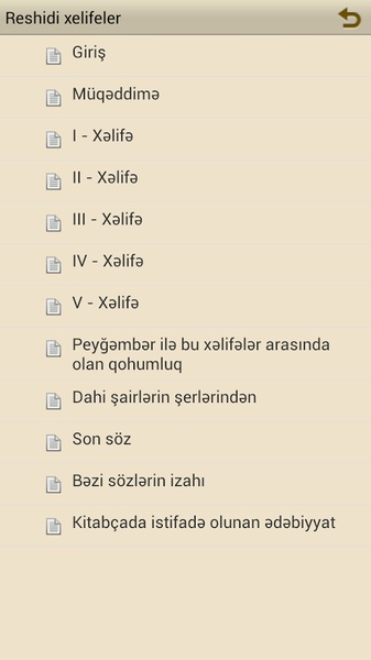 Reshidi xelifeler - Preview 1
