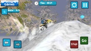 Snowmobile Race Speedy Forest screenshot 5