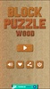 Block Puzzle Wood -- The block game with simple ga screenshot 1