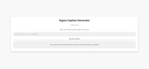 Sigma Caption Generator screenshot 4