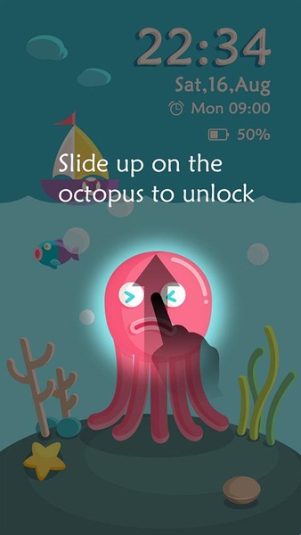 GO Locker octopus Theme - Preview 2