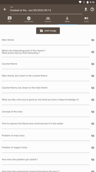 Story Plotter - Preview 4