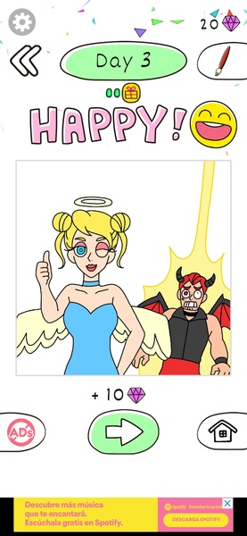 Draw Happy Angel - Preview 11