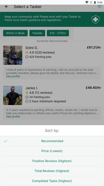 TaskRabbit - Preview 1