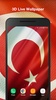3d Turkey Flag Live Wallpaper screenshot 4