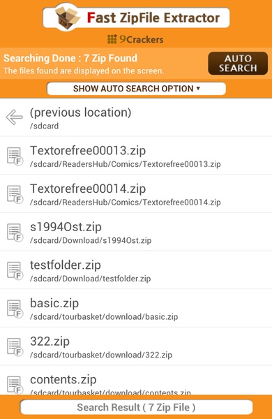 Fast ZipFile Extractor - Preview 5