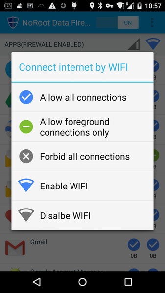 NoRoot Data Firewall - Preview 11