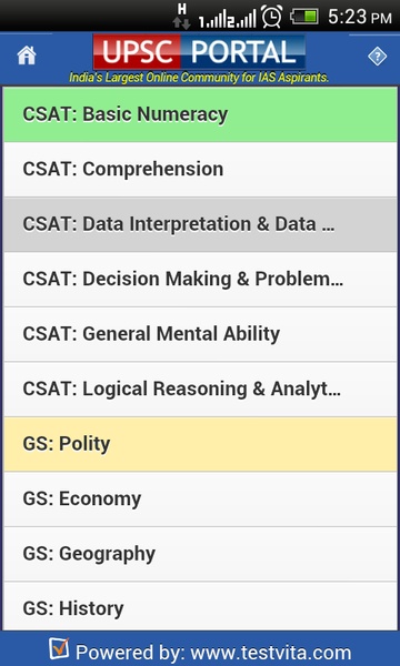 UPSC Portal - Free Quiz - Preview 4