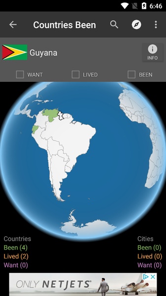 Countries Been - Preview 4