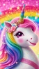 Unicorn Glitter Coloring Pages screenshot 5