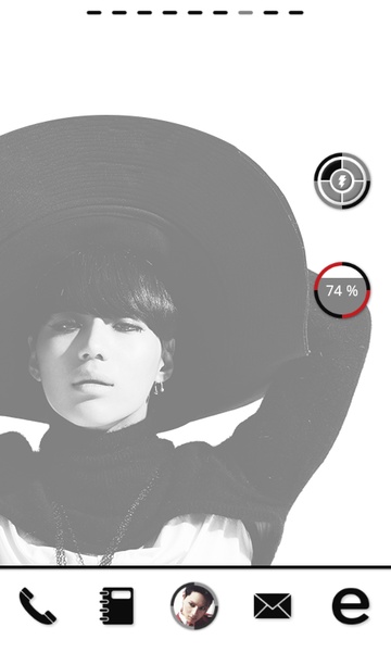shinee TEAMIN dodol launcher theme - Preview 1